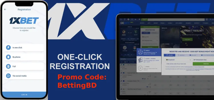 1xBet One Click Registration