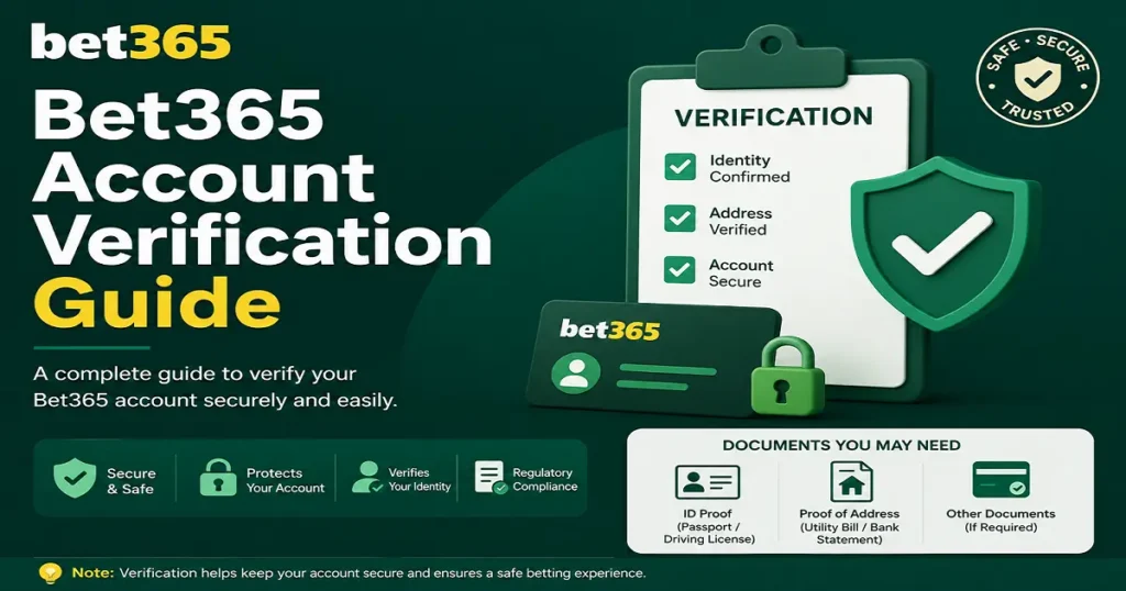 UK Bet365 Account Verification