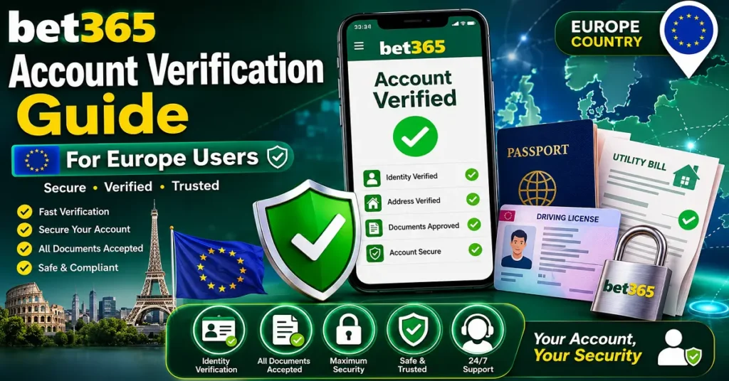 Europe Bet365 Account Verification Guide