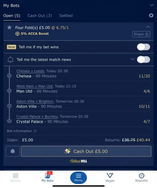 William Hill Account1